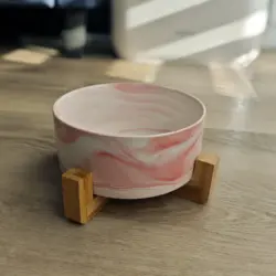 Marmurowa miska ceramiczna dla psa i kota Marmurowa miska ceramiczna dla psa i kota