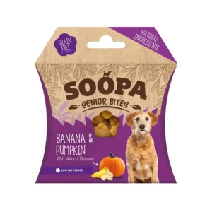 Soopa Healthy Bites dla seniorów banan, dynia i siemię lniane 50g