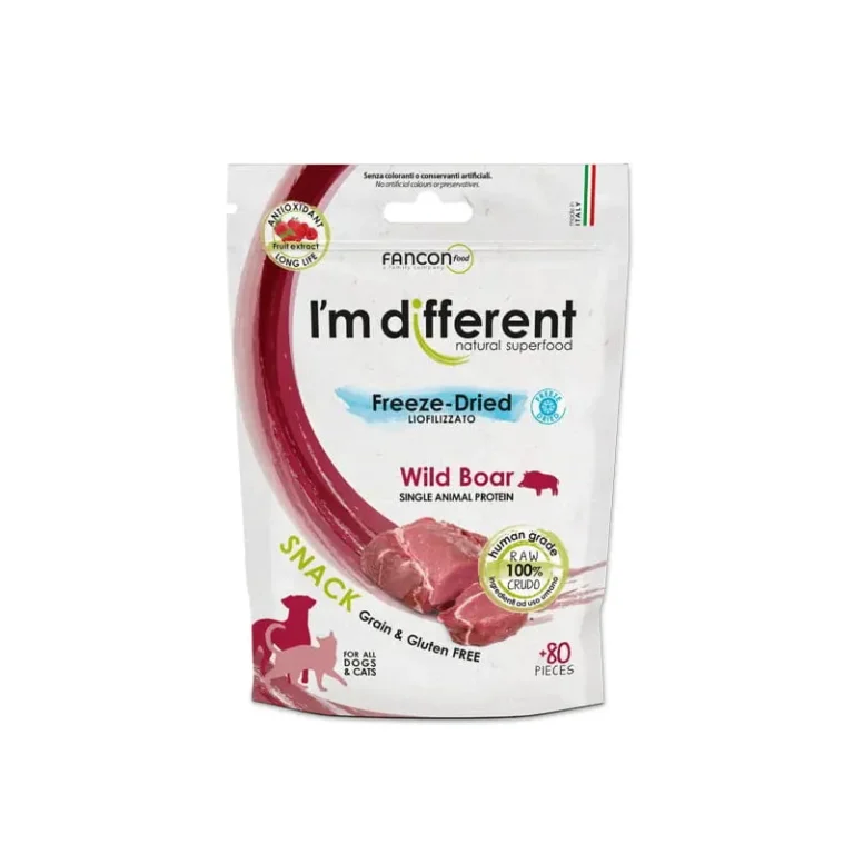 i'm different mięso liofilizowane dzik