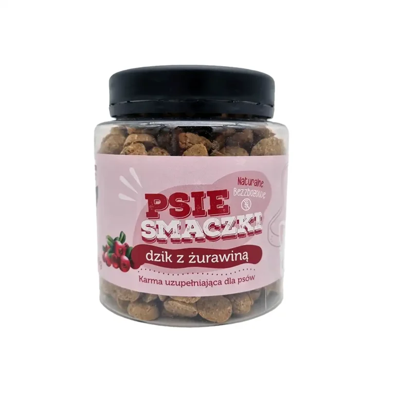 psie smaczki dzik z żurawiną psie smaczki dzik z żurawiną