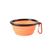 miska turystyczna dla psa pomarańczowa