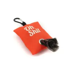 saszetka na worki na odchody pomarańczowa