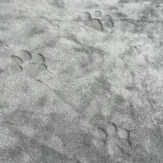 legowisko dla psa z pianki memory wodoodporne slady lapek