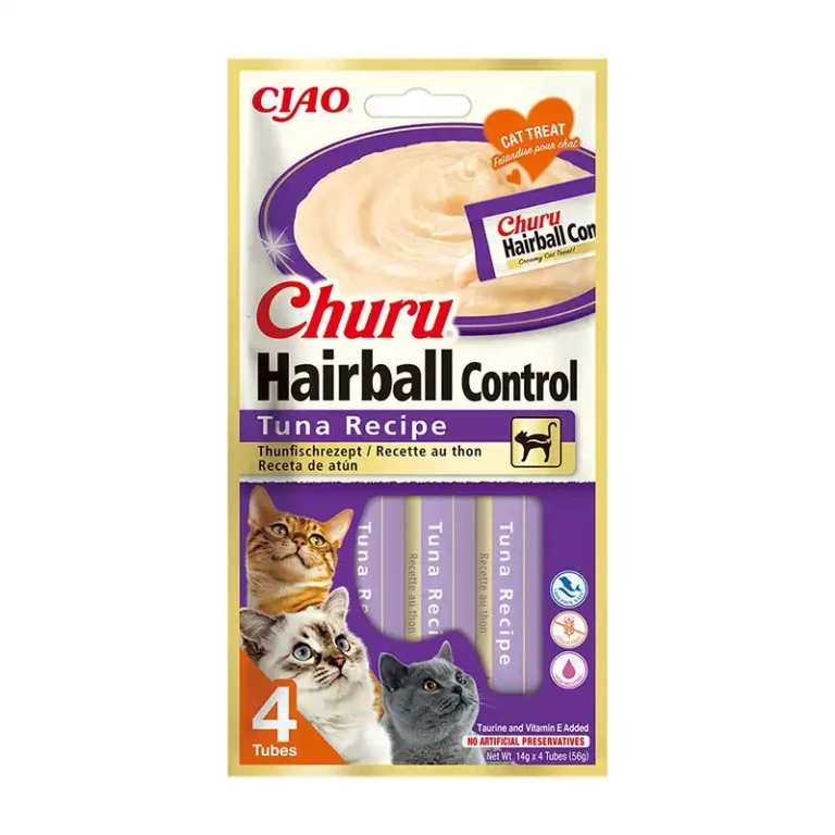 INABA CAT CHURU HAIRBALL TUNA