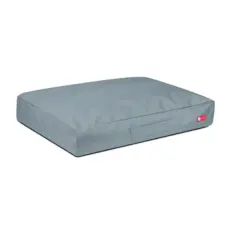 legowisko poducha szara bokiem