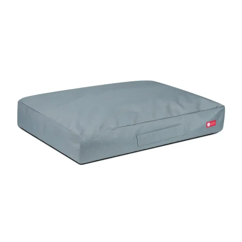 legowisko poducha szara bokiem legowisko poducha szara bokiem