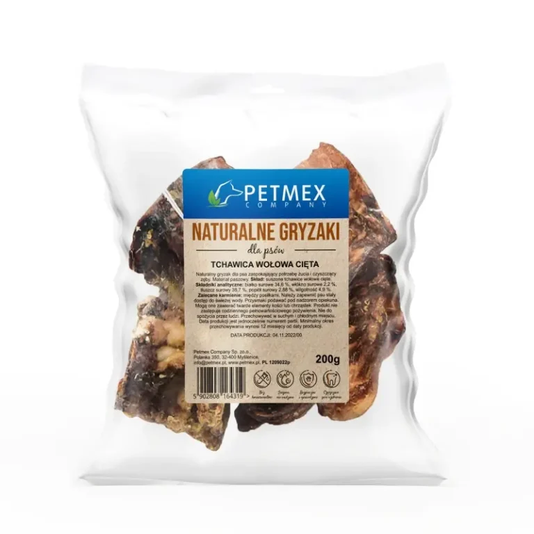 petmex-tchawica-wolowa-cieta-gryzak-naturalny-200g petmex-tchawica-wolowa-cieta-gryzak-naturalny-200g