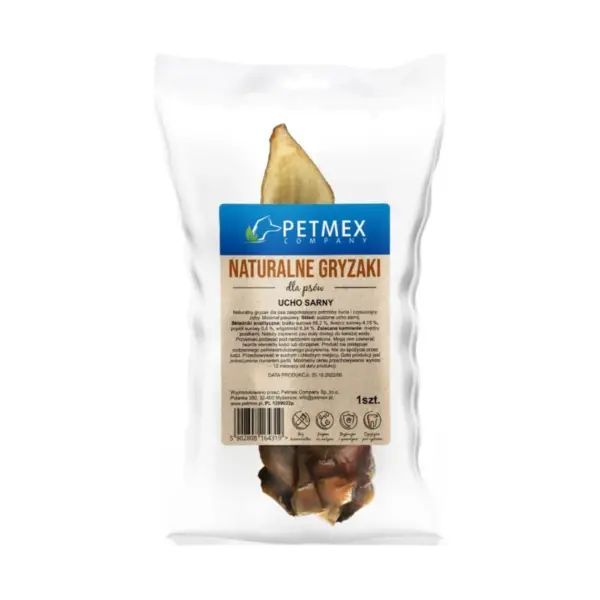 Ucho sarny 1szt gryzak dla psa Petmex