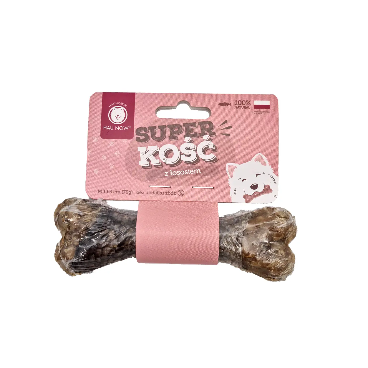 Super kość do żucia z łososiem - M
