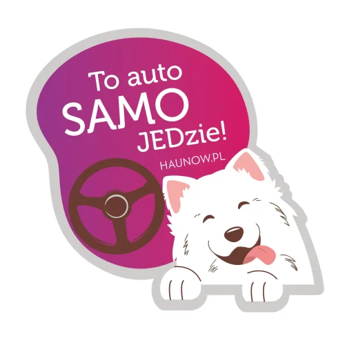 naklejka na samochod to auto samojedzie