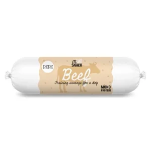 PAKA ZWIERZAKA Kiełbaska treningowa PEPE Beef 200g