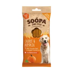 SOOPA Jumbo Dental Sticks Marchewka i Dynia 170g SOOPA Jumbo Dental Sticks Marchewka i Dynia 170g