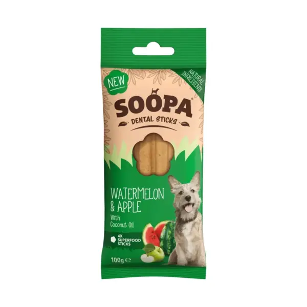 SOOPA Dental Sticks arbuz i jabłko