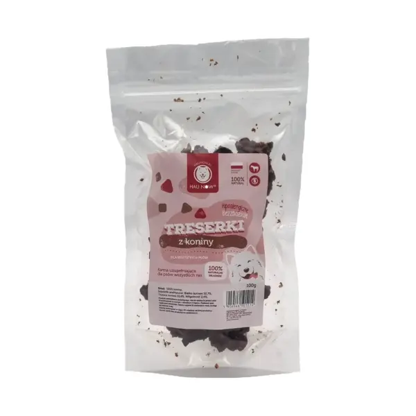 Treserki z koniny dla psa 100g