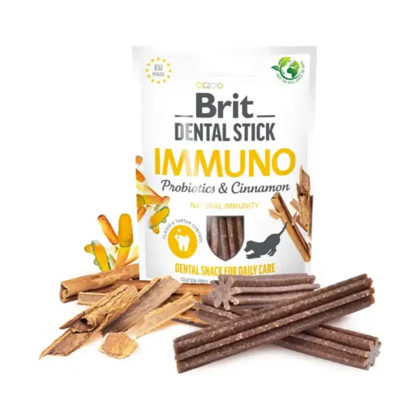 Brit Dental Stick Immuno With Probiotics & Cinnamon