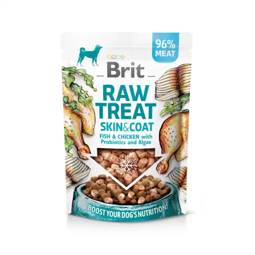 Brit Raw Treat Skin&Coat Fish&Chicken 40g