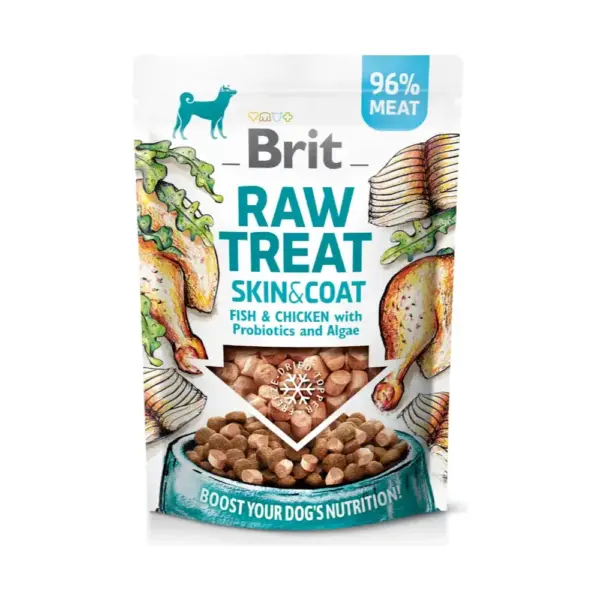 Brit Raw Treat Skin&Coat Fish&Chicken 40g