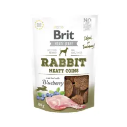 Brit Jerky Rabbit Meaty Coins 80g Brit Jerky Rabbit Meaty Coins 80g