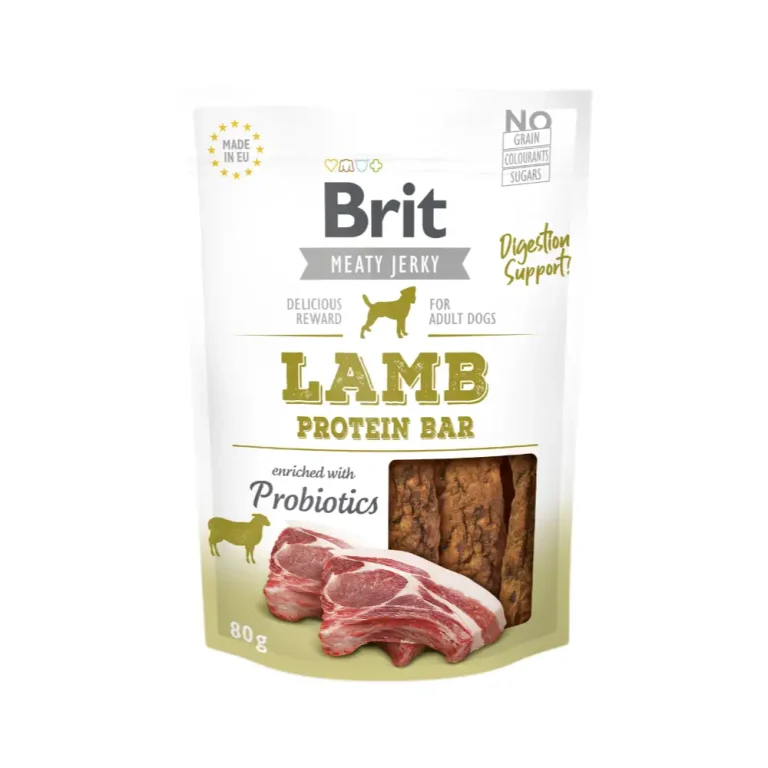 Brit Jerky Lamb Protein Bar 80g Brit Jerky Lamb Protein Bar 80g