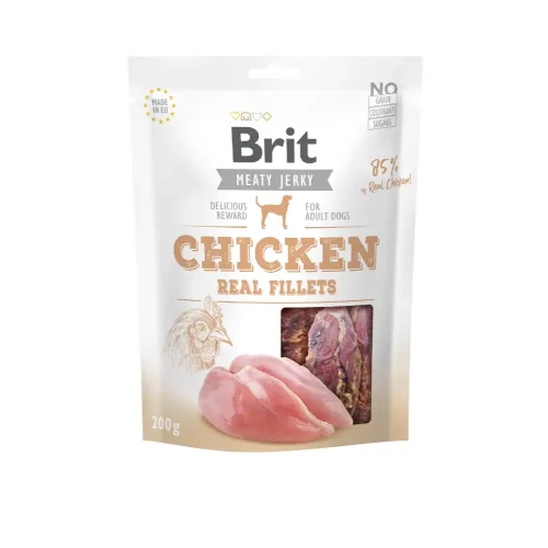 Brit Jerky Chicken Fillets 200g