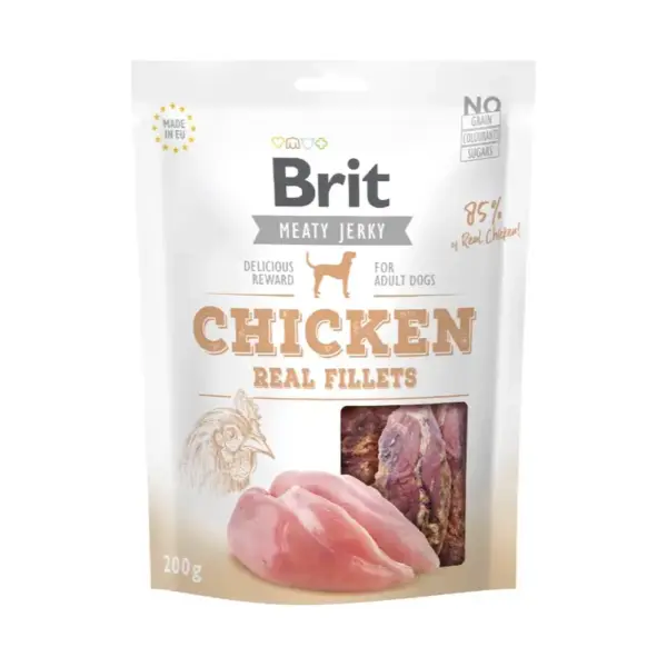 Brit Jerky Chicken Fillets 200g