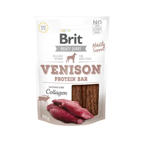 Brit Jerky Venison Protein Bar 80g