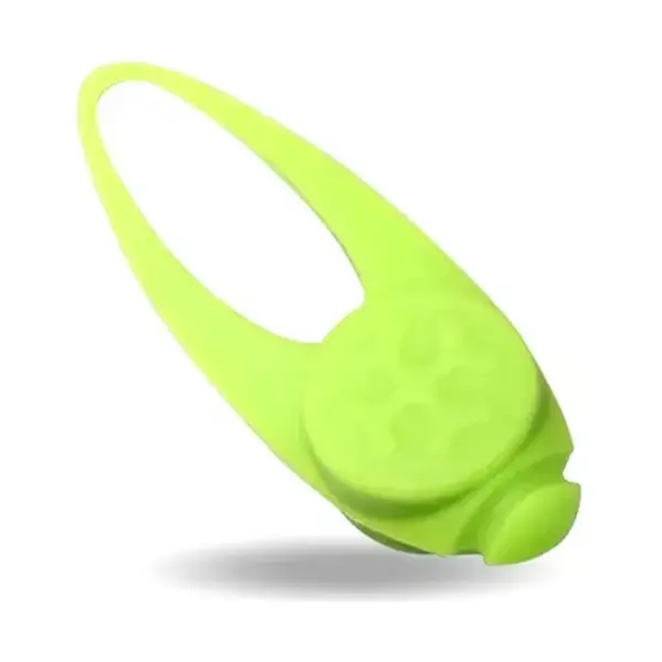Lampka LED dla psa zielona