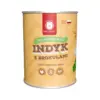 Mokra karma monobiałkowa indyk z brokułami 400g