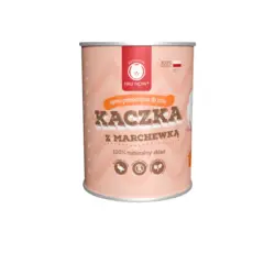 Hau Now Mokra karma monobiałkowa Kaczka z marchewką 400g Hau Now Mokra karma monobiałkowa Kaczka z marchewką 400g