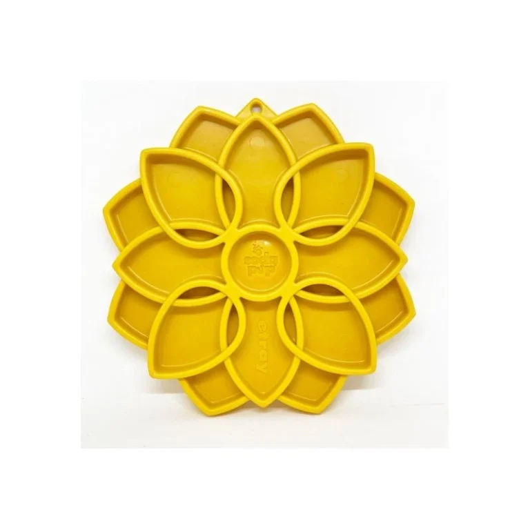 SodaPup Mandala Feeder - żółta