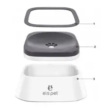 miska niechlapiaca szara - elementy