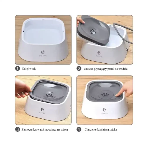 miska niechlapiaca szara - instrukcja miska niechlapiaca szara - instrukcja