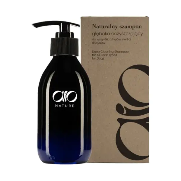 AIO Nature Szampon głęboko oczyszczający do wszystkich typów sierści 150ml