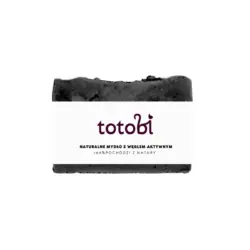 Totobi Naturalne mydło z węglem aktywnym 90g Totobi Naturalne mydło z węglem aktywnym 90g