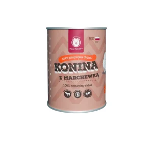 Hau Now Mokra karma monobiałkowa konina z marchewką 400g