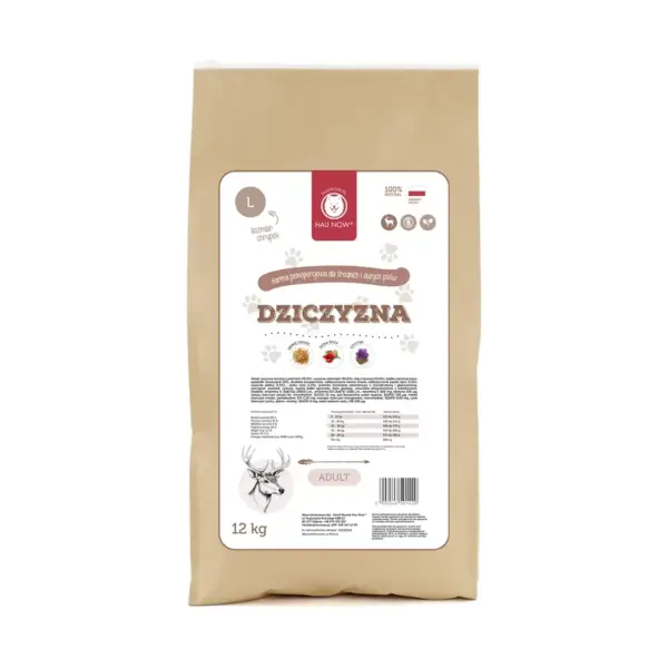Sucha karma dziczyzna Adult 12 kg