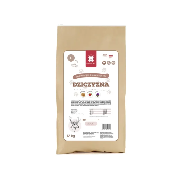 hau now sucha karma 12kg dziczyzna