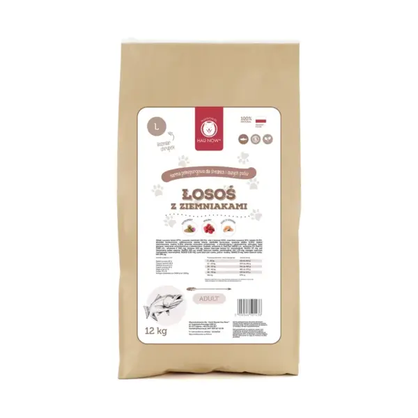 Karma sucha Łosoś z batatami ADULT 12kg L