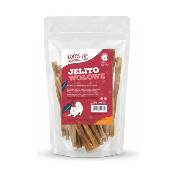 Jelito wołowe dla psa — naturalny gryzak
