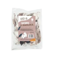 Hau Now uszy królika dla psa - 200g