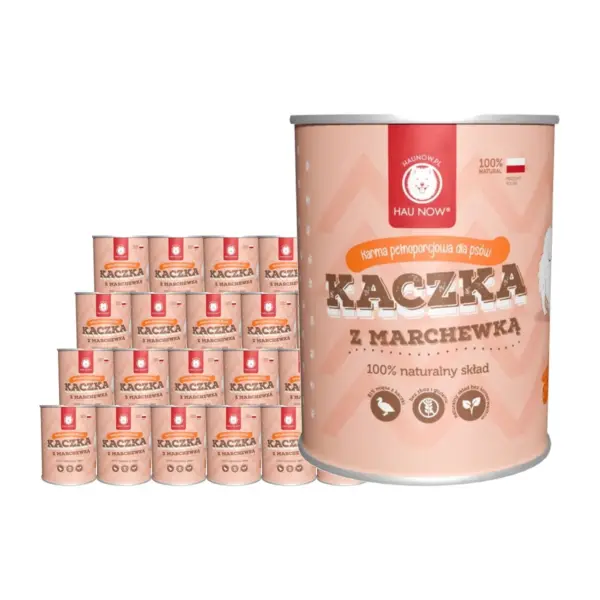 Zestaw 24 x Kaczka z marchewką 400g