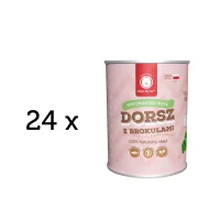 Zestaw 24 x dorsz z brokułami 400g