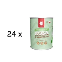 Zestaw 24 x Koza z brokułami 400g
