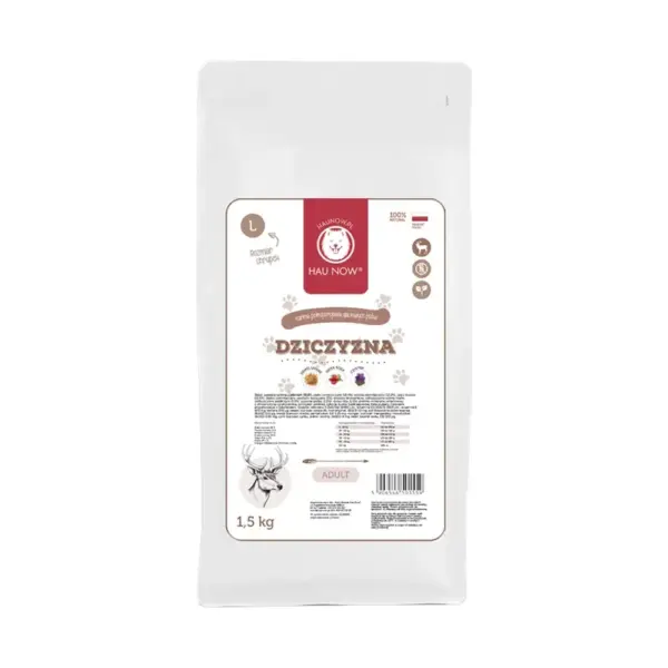 Karma sucha Dziczyzna ADULT 1.5kg L