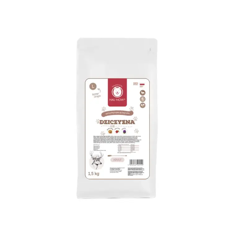 hau now sucha karma 1,5kg dziczyzna