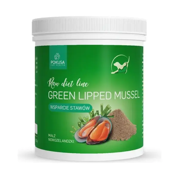 Pokusa Małż nowozelandzki - Green Lipped Mussel - RawDietLine