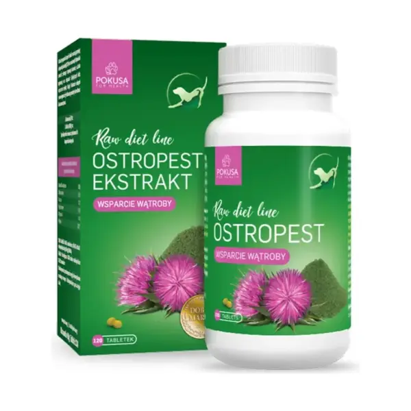 Pokusa Ostropest ekstrakt - RawDietLine 120 tabletek