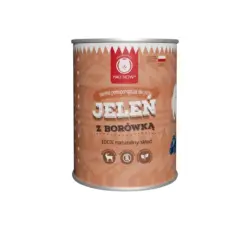 Hau Now Mokra karma monobiałkowa jeleń z borówką 400g Hau Now Mokra karma monobiałkowa jeleń z borówką 400g
