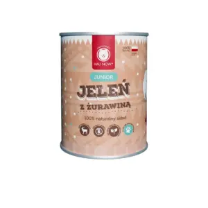 Hau Now Mokra karma jeleń z żurawiną JUNIOR 400g