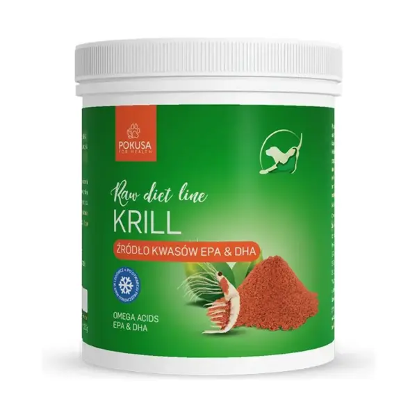Pokusa RawDietLine Krill - kryl dla psa i kota 150 g